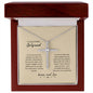 To My Incredible Girlfriend | Forever & Ever | CZ Cross Necklace