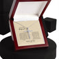 To My Incredible Girlfriend | Forever & Ever | CZ Cross Necklace