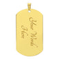 To My Son | Love Dad | Dog Tag Necklace