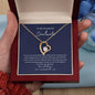 To My Wonderful Soulmate | Now & Always | Forever Love Necklace