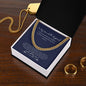 To My Remarkable Boyfriend | With All My Heart | Cuban Link Chain