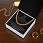 To My Dad | Thank You - Cuban Link Chain
