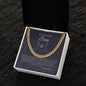 To Our Wonderful Son | Congratulations | Cuban Link Chain