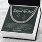 To My Exceptional Stepped Up Dad | Happy Birthday | Cuban Link Chain