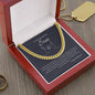 To Our Wonderful Son | Congratulations | Cuban Link Chain