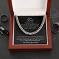 To My Dad | Thank You - Cuban Link Chain