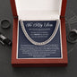 To My Son | On Your Graduation | We Love You - Cuban Link Chain