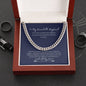 To My Remarkable Boyfriend | With All My Heart | Cuban Link Chain