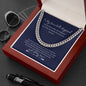 To My Remarkable Boyfriend | With All My Heart | Cuban Link Chain