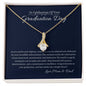 In Celebration of You Graduation Day | Love Mom & Dad | Alluring Beauty Necklace