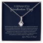 In Celebration of You Graduation Day | Love Mom & Dad | Alluring Beauty Necklace