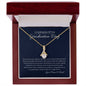 In Celebration of You Graduation Day | Love Mom & Dad | Alluring Beauty Necklace