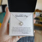 On You Graduation Day | Congratulations | Love Knot Necklace