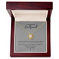 To My Beautiful Girlfriend | Forever & Always | Love Knot Necklace