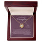 To Our Wonderful Daughter | Congratulations | Love Knot Necklace