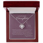 To Our Wonderful Daughter | Congratulations | Love Knot Necklace
