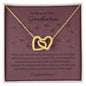 In Honor of Your Graduation | Congratulations | Interlocking Hearts Necklace