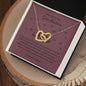 In Honor of Your Graduation | Congratulations | Interlocking Hearts Necklace