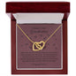 In Honor of Your Graduation | Congratulations | Interlocking Hearts Necklace