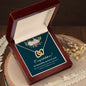For Graduation | Congratulations | Interlocking Hearts Necklace