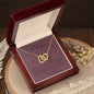 In Honor of Your Graduation | Congratulations | Interlocking Hearts Necklace