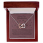 In Honor of Your Graduation | Congratulations | Interlocking Hearts Necklace