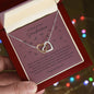 In Honor of Your Graduation | Congratulations | Interlocking Hearts Necklace