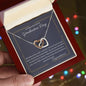 To A Beautiful Girl On Graduation Day | Congratulations | Interlocking Hearts Necklace