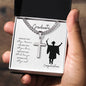 Graduate | Congratulations | Artisan Cross Necklace on Cuban Chain