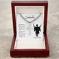Graduate | Congratulations | Artisan Cross Necklace on Cuban Chain