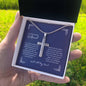 To My Remarkable Girlfriend | With All My Heart | Stainless Cross Necklace