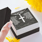 To My Son | I Will Always Love You | Stainless Steel Cross Necklace