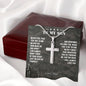 To My Son | I Will Always Love You | Stainless Steel Cross Necklace