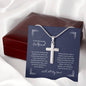 To My Remarkable Girlfriend | With All My Heart | Stainless Cross Necklace