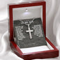 To My Son | I Will Always Love You | Stainless Steel Cross Necklace