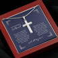 To My Remarkable Girlfriend | With All My Heart | Stainless Cross Necklace