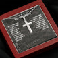 To My Son | I Will Always Love You | Stainless Steel Cross Necklace