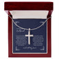 To My Remarkable Girlfriend | With All My Heart | Stainless Cross Necklace