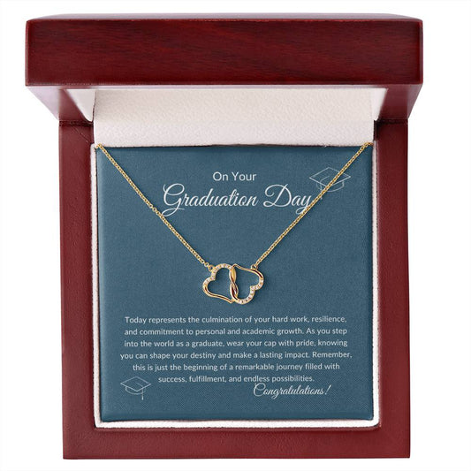 On Your Graduation Day | Congratulations | Everlasting Love Necklace