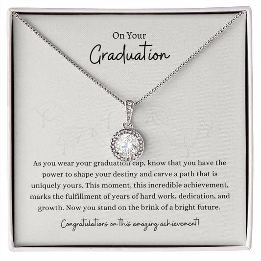 On Your Graduation| Congratulations on This Amazing Achievement | Eternal Hope Necklace