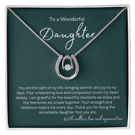 To My Wonderful Daughter | With Endless Love & Appreciation | Lucky In Love