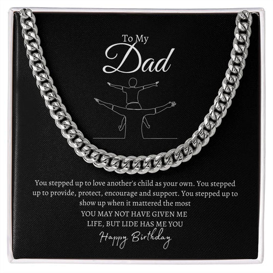 To My Dad | Happy Birthday | Cuban Link Chain